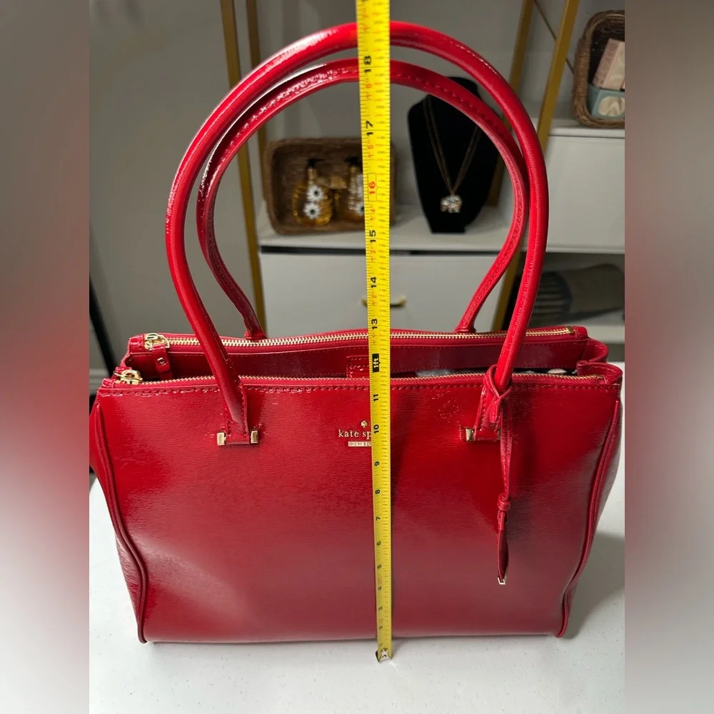 Kate Spade Patent Leather Red Shoulder Bag